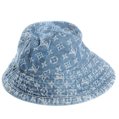 louis vuitton bucket hat real|louis vuitton denim bucket hat.